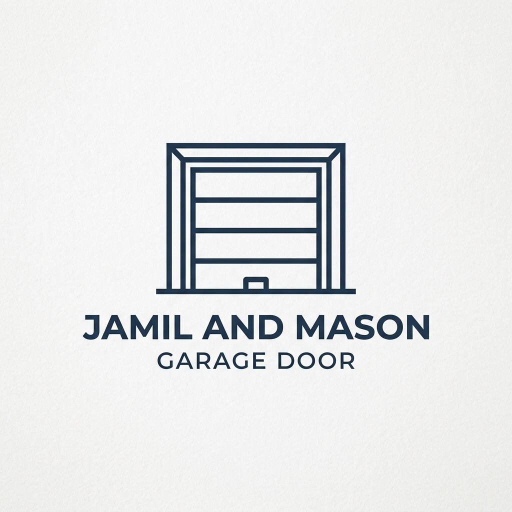 Jamil and Mason Garage Door Logo